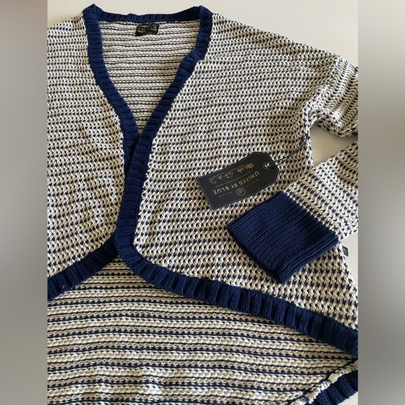 NEW United By Blue Organic Cotton Open Cardigan size Large - Picture 3 of 4